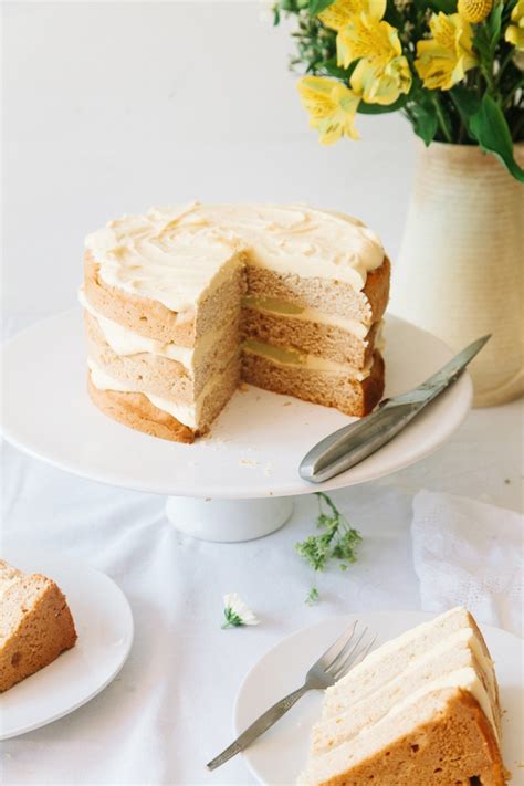 Vegan Elderflower Cake With Lemon Curd And White Chocolate Frosting Wallflower Kitchen