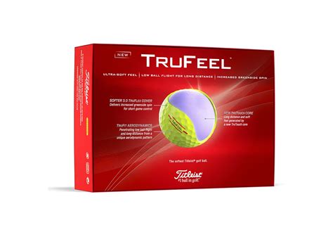 Titleist Trufeel Yellow Golf Balls Balls Golfonline