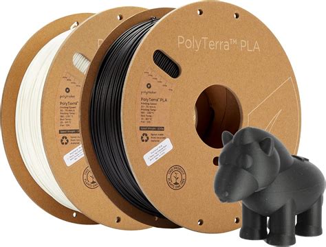 Polymaker Matte Pla Filament Mm Bundle X Kg Black White Pla D