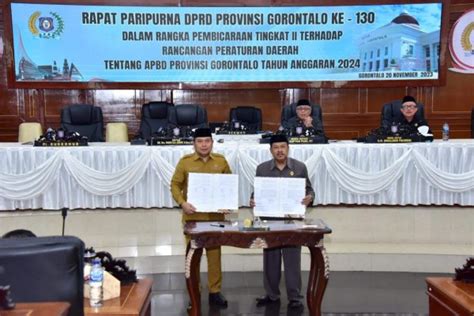 Apbd Gorontalo Disepakati Rp Triliun