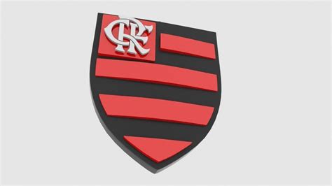 Escudo Do Clube De Regatas Flamengo 3D Model CGTrader