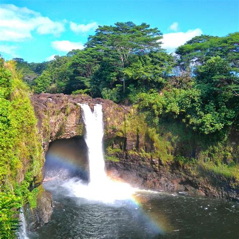 The Rainbow Falls in Hilo, Hawaii.