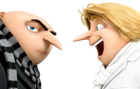 Wallpaper man, blonde, brothers, animated film, Despicable Me, bald ...