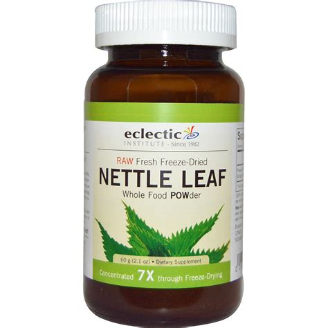 Eclectic Institute Raw Fresh Freeze Dried Nettle Leaf Whole Food