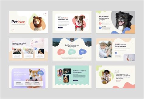 Pet Care And Veterinary Powerpoint Presentation Template Graphue