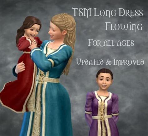 Long Dress Flowing All Ages At Medieval Sim Tailor Micat Game