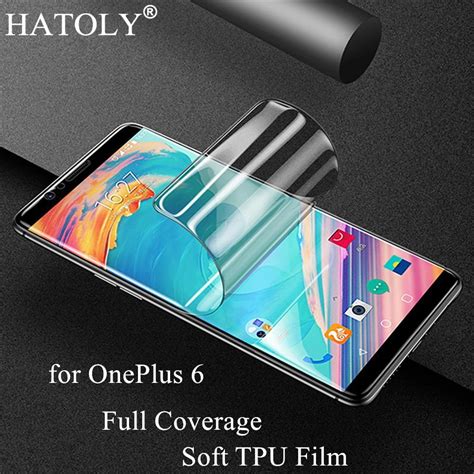 Soft TPU Nano Film Foil For OnePlus 6 Screen Protector For OnePlus 6