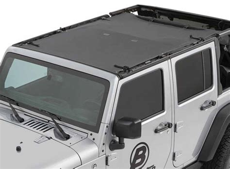 Bestop Sun Bikini Safari Style Extended Length Black Diamond Bestop Jeep Tops B
