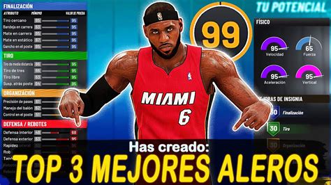 TOP 3 MEJORES ALEROS de NBA 2K22 Éstos ALEROS hacen TODO Mates