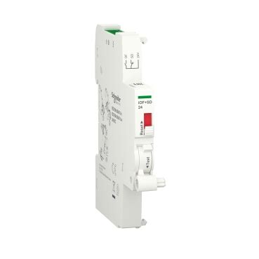 Acti 9 iC60, Auxiliary contact, Acti 9 A9A, iOF+SD, 1 NO + 1 NC, 2mA to ...