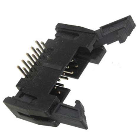 DS1011-10RBSiB7-B, Вилка на плату, угловой монтаж 10pin(2х5), шаг 2 ...