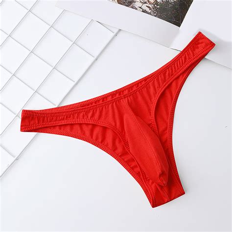 Djdljwcj Men S Backless Thong Briefs Underwear Low Rise Cotton Mens Bikini Briefs Underwear
