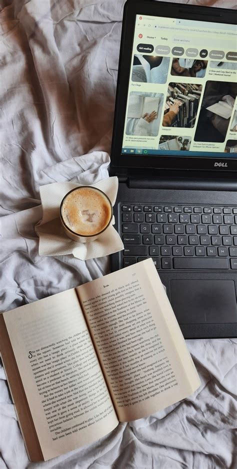 Book Aesthetic Book Aesthetic Laptop Photography Coffee And Books