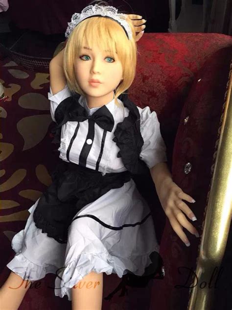WM Dolls 140cm Lyla Blonde Housemaid Cosplay The Silver Doll