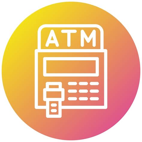 Premium Vector Atm Vector Icon Design Illustration