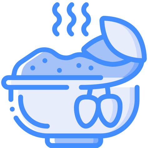 Icono De Comida Basic Miscellany Blue