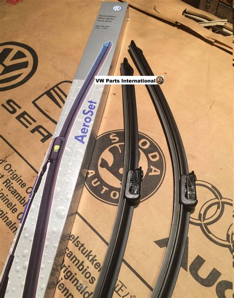 Vw Golf Mk5 Mk6 Eos Jetta Front Wiper Blades Genuine New Vw Parts Vw Parts International