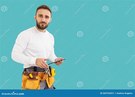 Portrait Of A Mechanical Worker Stock Image Image Of Service Stack