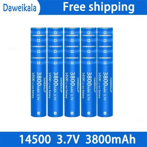 DAWEIKALA 14500 Литий-ионный аккумулятор 3800 мАч | AliExpress