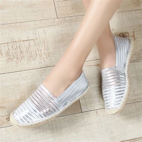 Buy Ladies Sexy Slip On Flats Breathable Canvas Shoes