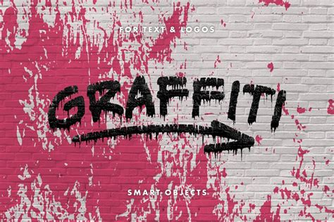 leaking graffiti text effect masterbundles