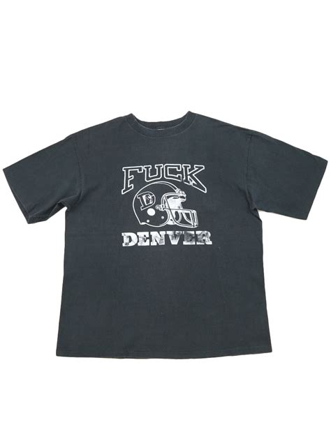 s FUCK DENVER 段プリントTシャツ 表記 XL USA製 SOLD OUT BerBerJin WebStore