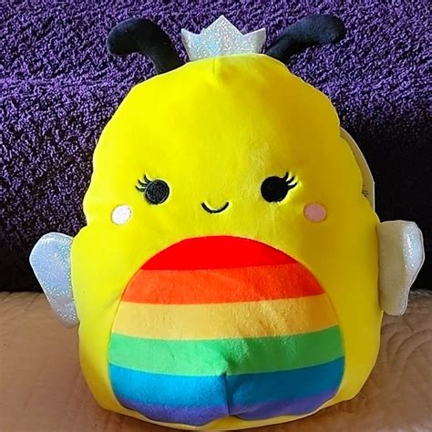 Squishmallows Toys Nwt Sunny The Rainbow Queen Bee Squishmallows Pride 8 Poshmark