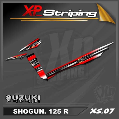 Stiker Striping Lis Shogun R Sticker Striping Variasi Motor