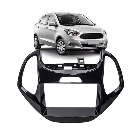 Moldura Painel Dvd Din Mp Central Multimidia Ford Ka Ka A