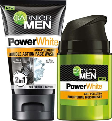 Buy GARNIER MEN TURBO BRIGHT ANTI POLLUTION DOUBLE ACTION FACE WASH