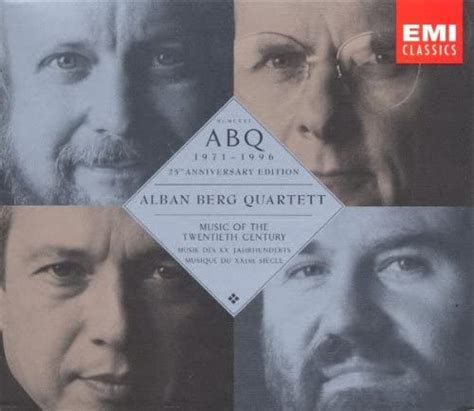 Alban Berg Quartett Vol Music Of The Twentieth Century Th