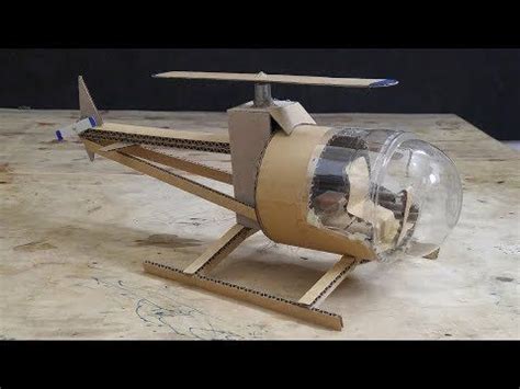 How to make A helicopter DC Motor - cardboard helicopter | Cardboard ...