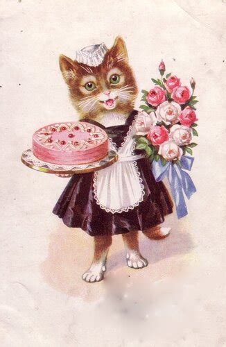 Старинные открытки с кошками: foto_history — LiveJournal