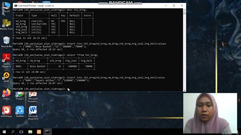 Membuat Database Di Mysql Server Melalui Cmd Perintah Insert Select