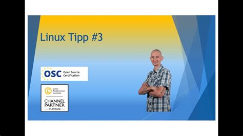 Linux Tipp 3 Linux Professional Institute Linux Essentials