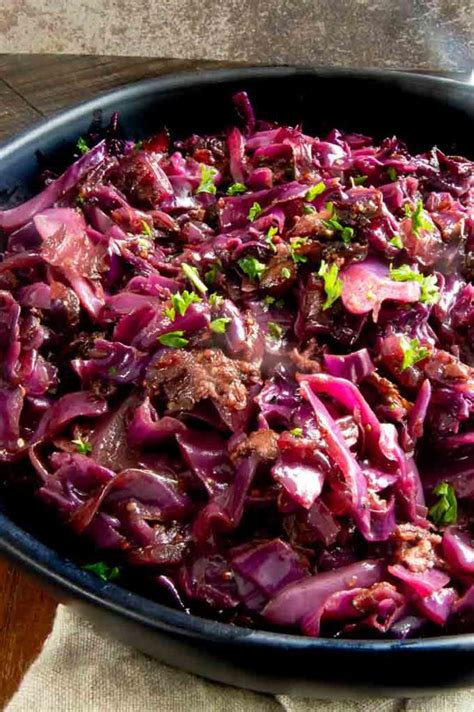 Authentic German Red Cabbage Is A Sweet And Tangy Recipe That Is Often