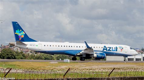 Azul Airlines Erj Pr Auj Taxiing To Hold Point Rwy Sb Flickr