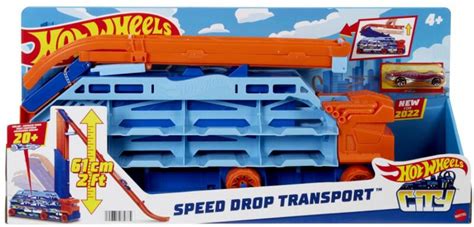 Mattel Set De Joaca Hot Wheels Camion Transportator Cu Pista De Lansare Masinute Preturi