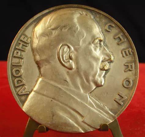 MÉDAILLE ADOLPHE CHÉRON La maison du jeune français 1885 1933 G Graf