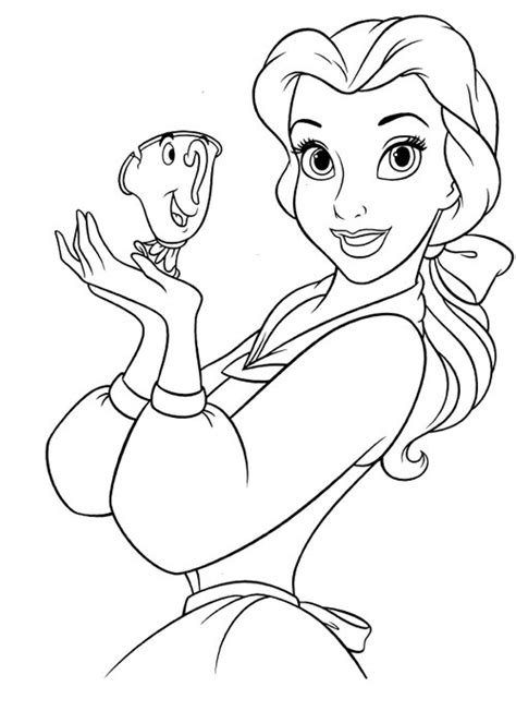 Dibujos Para Colorear Disney Belle Coloring Pages Disney Princess