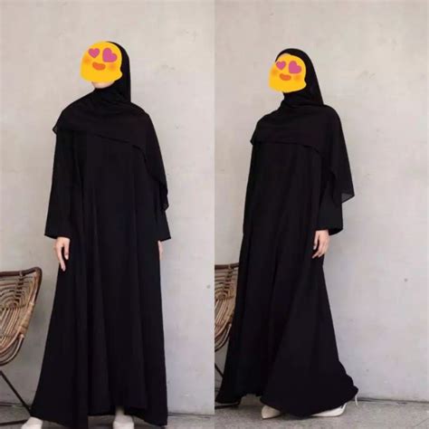 Jual ALKHATIB COLLECTION READY ABAYA BASIC POLOSAN Bisa Request Warna