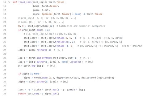 Focal Loss Pytorch