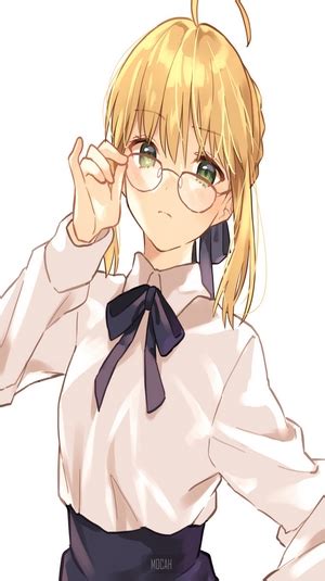 Fate Series Fgo Fate Stay Night Anime Girl Women With Glasses