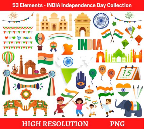 Independence Day Clipart India Clipart Indian Clipart India Etsy