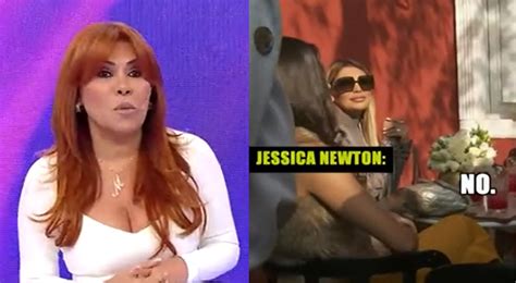 Jessica Newton Hace Desplante A Reportero De Magaly Medina Y No Le