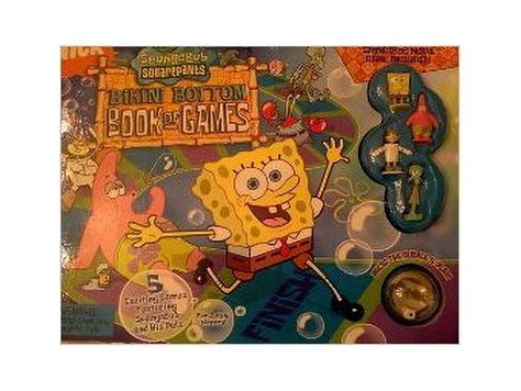 Pre Owned Spongebob Squarepants Bikini Bottom Games Nickelodeon Board Book Paperback