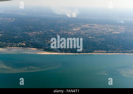 Aerial View Of The Coast Of Inhambane Province In Mozambique Stock