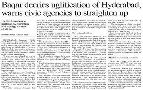 Dawn Epaper Nov Baqar Decries Uglification Of Hyderabad