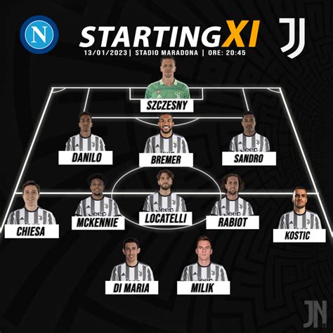 Napoli Juventus Le Formazioni Ufficiali Del Big Match Del Diego