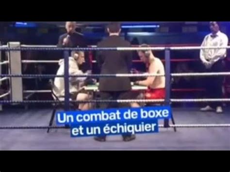 Qu est ce que le Chessboxing mélange de boxe et d échecs YouTube